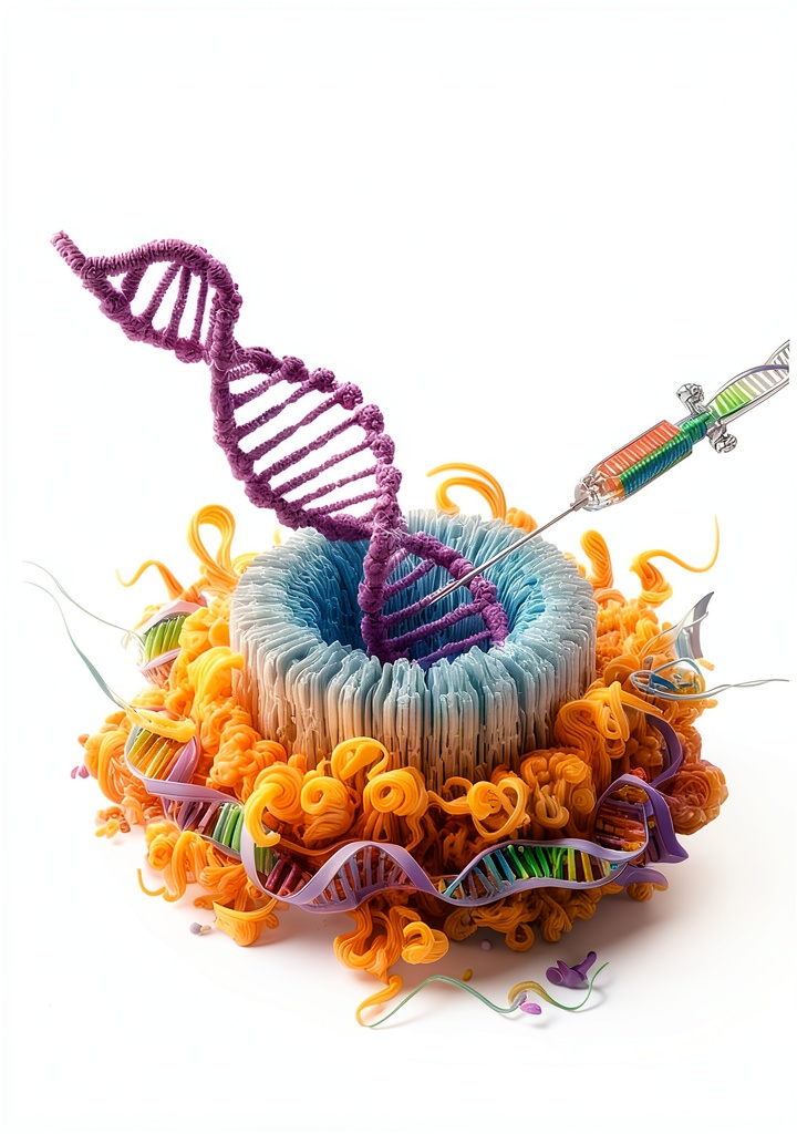 Genetics and Immunology eBook cover showing scientific diagrams