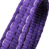 QWORK Purple Lifting Slings Heavy Duty Polyester Rigging-3