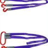 QWORK Purple Lifting Slings Heavy Duty Polyester Rigging-6