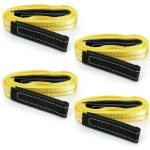 TOPZEA Lifting Sling Straps 3300 lbs Capacity 6 Feet-0