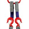 QWORK Purple Lifting Slings Heavy Duty Polyester Rigging-2