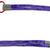QWORK Purple Lifting Slings Heavy Duty Polyester Rigging-1