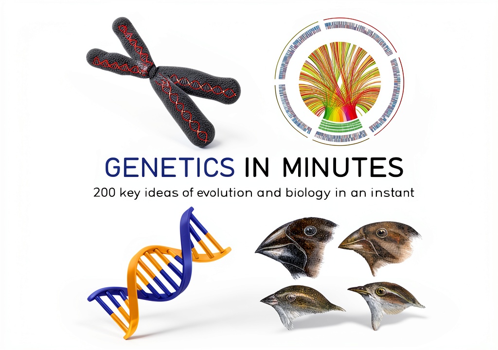 'Genetics eBook cover showing scientific diagrams and text'