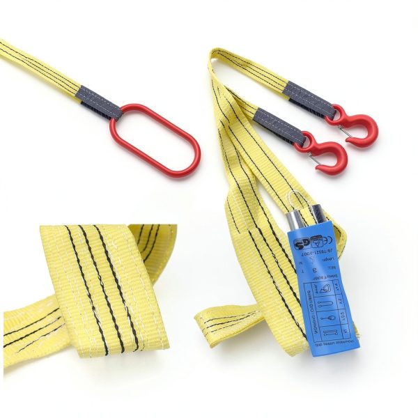 Vigtayue Lifting Slings Heavy Duty Polyester Webbing Straps-2