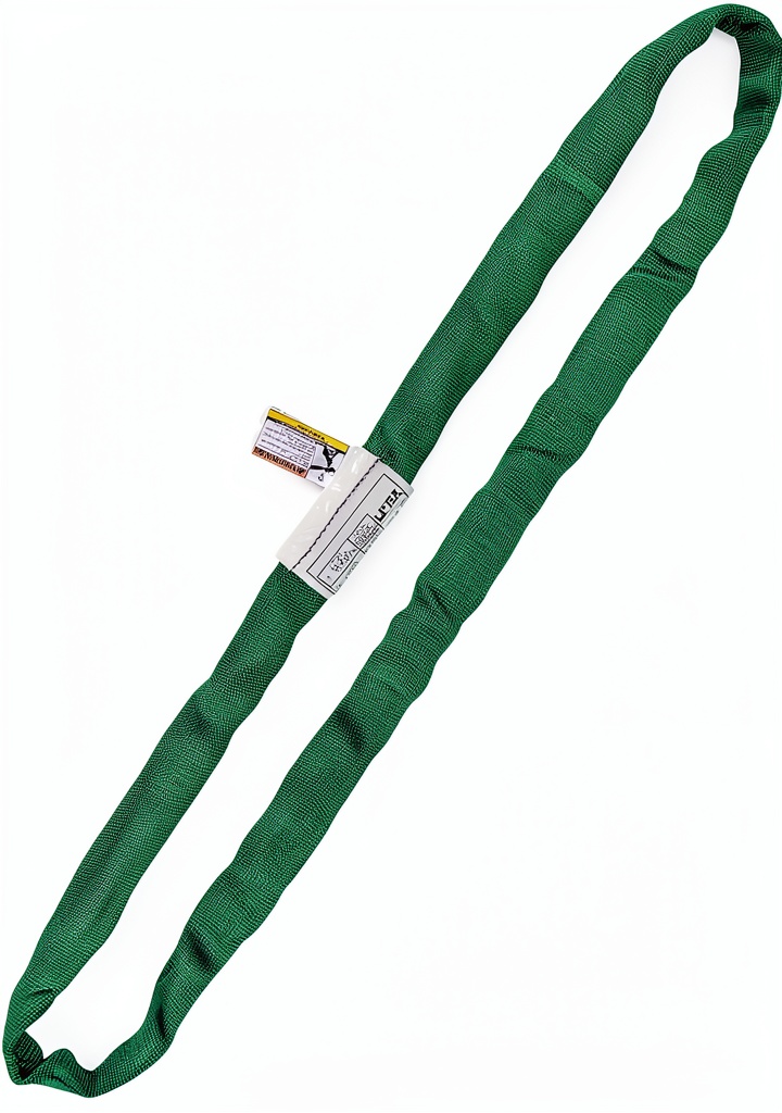 Liftex Polyester Round Sling 6 FEET ENR2 Green in use