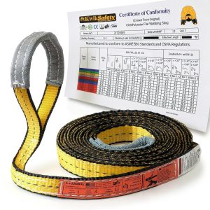 KwikSafety Web Sling Polyester Flat Hook 1x16-0