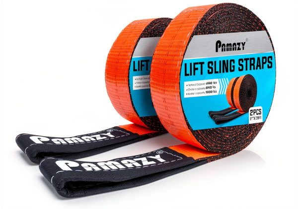 Heavy Duty Lift Sling PAMAZY 2in x 15ft Nylon-0