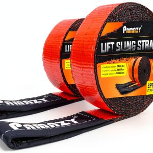 PAMAZY Heavy Duty Lift Sling Straps Polyester 18800 LBS-0