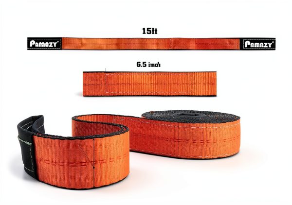 Heavy Duty Lift Sling PAMAZY 2in x 15ft Nylon-1