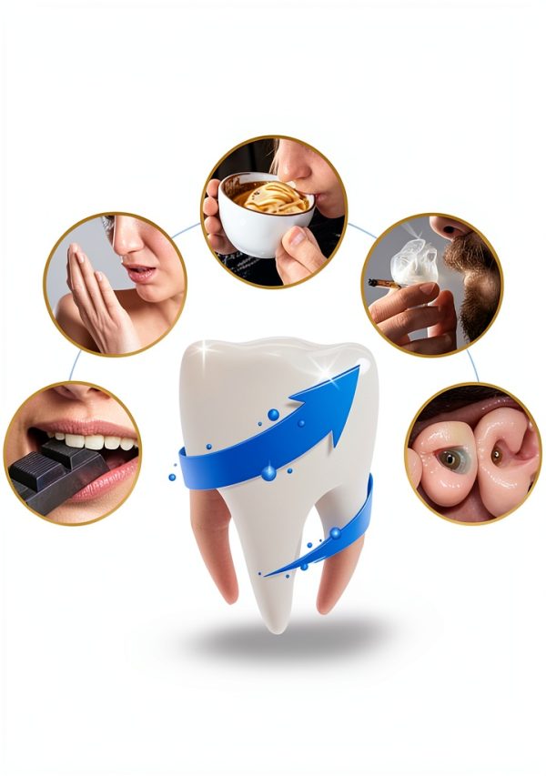 Magic Whitening Powder Natural Mint Teeth Whitening 2.32x2.17x1.54in-3