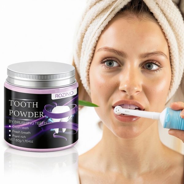 Purple Tooth Powder by Xiaoks Charcoal Kaolin Clay Mint-6
