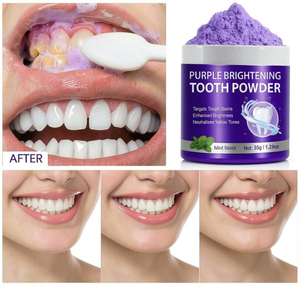 Teeth Whitening Powder ZVHCFYQR Natural Mint Dental 5g-4