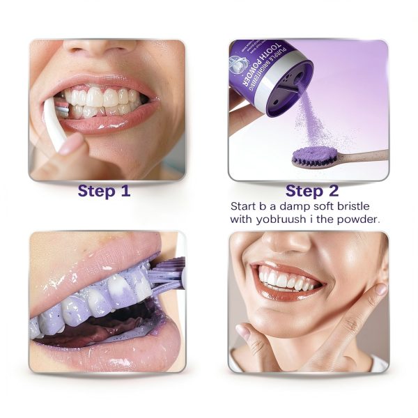 Teeth Whitening Powder ZVHCFYQR Natural Mint Dental 5g-7