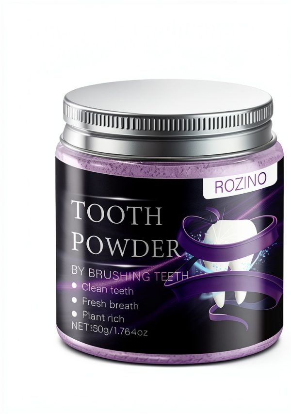 Purple Tooth Powder by Xiaoks Charcoal Kaolin Clay Mint-0