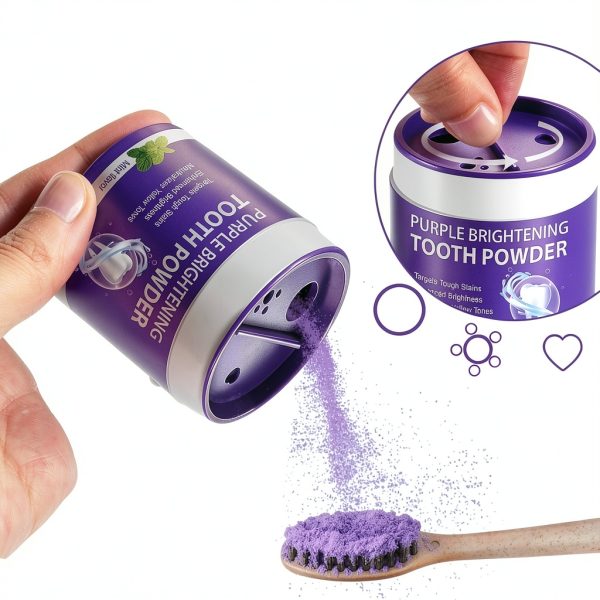 Teeth Whitening Powder ZVHCFYQR Natural Mint Dental 5g-6