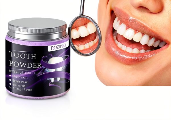 Purple Tooth Powder by Xiaoks Charcoal Kaolin Clay Mint-5