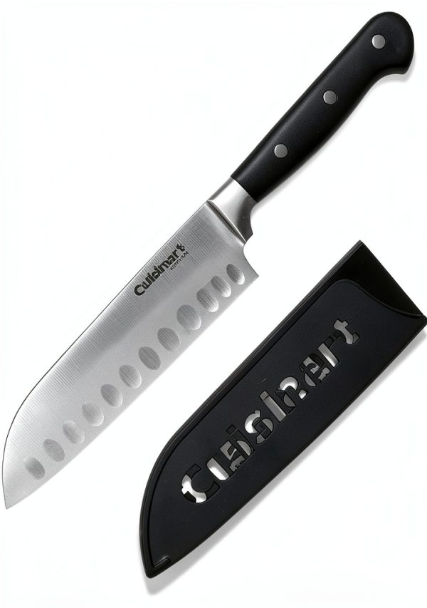 Cuisinart C77TR-7SAN Triple Rivet Collection 7" Santoku Knife, Black-2