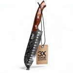 Santoku Knife Jikko Bushido 7" AUS8 High‑Carbon Rosewood Handle-0